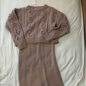 SLY Japanese brand - sweater + skirt set